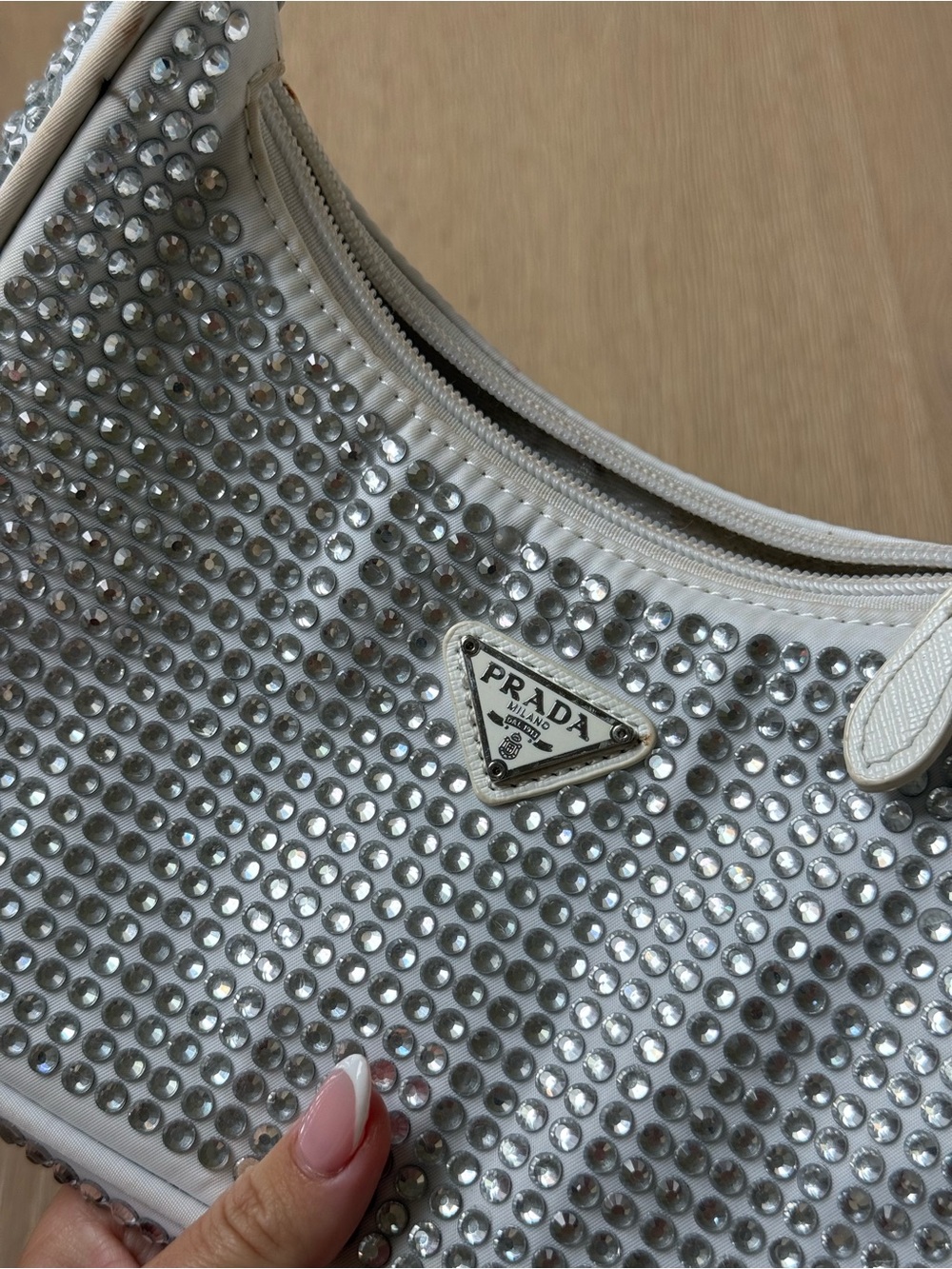 Designer Bag Silver Rhinestone - Picture 5 of 10